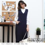韓国ファッション ロングベスト風ノースリーブワンピース レディース | DarkAngel | 詳細画像7 