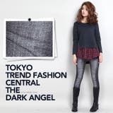 韓国ファッション 3倍ふわもこ裏起毛 デニムカラーレギパン | DarkAngel | 詳細画像11 
