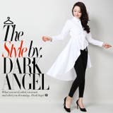 韓国ファッション 主役アイテム♪アシンメトリーフリルフレアブラウス | DarkAngel | 詳細画像3 