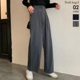 韓国ファッション ワイドパンツ パンツ | DarkAngel | 詳細画像1 