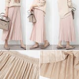 韓国ファッション スウェード プリーツスカート | DarkAngel | 詳細画像2 