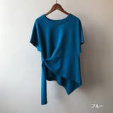 ブルー | 韓国ファッション Tシャツ 棉100％ | DarkAngel
