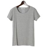 韓国ファッション シンプル2typeネックTシャツ レディース | DarkAngel | 詳細画像19 