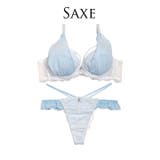 Feminine Chiffon Bra&T | Dazzy | 詳細画像7