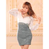 キャバ ドレス シフォン | Dazzy | 詳細画像6 