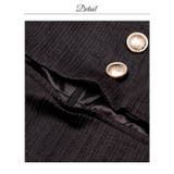 [韓国キャバドレス]美デコルテ魅せ叶うフロントボタンウエストカット半袖タイトミニ… | Dazzy | 詳細画像22 