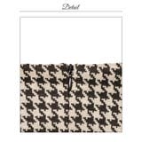 千鳥格子ウエストカットアウト半袖タイトミニ丈キャバドレス[SML 3サイズ展開]… | Dazzy | 詳細画像21 