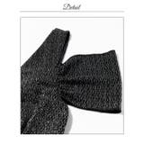 スタイルUP！繊細グリッターが輝くぺプラムオフショルタイトミニ丈キャバドレス[S… | Dazzy | 詳細画像24 