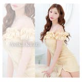 [明日花キララ着用]華やかフリルオフショルが存在感◎ラメツイード×フロントジップ… | Dazzy | 詳細画像22 