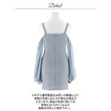 オフショル谷間ジップベルトデザイン長袖タイトミニ丈キャバドレス[SML 3サイズ… | Dazzy | 詳細画像15 
