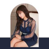 着た瞬間《美くびれ》爆誕ペプラムシアー長袖タイトミニ丈キャバドレス[M～LL 3… | Dazzy | 詳細画像28 