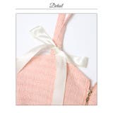 肩リボン×細見えベルトが可愛いくすみカラーツイードミニ丈キャバドレス[SML 3… | Dazzy | 詳細画像21 