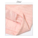 肩リボン×細見えベルトが可愛いくすみカラーツイードミニ丈キャバドレス[SML 3… | Dazzy | 詳細画像25 