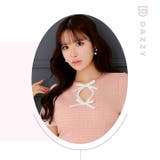 リボン付き谷間ホールが大人かわいいタイトミニ丈キャバドレス[SML 3サイズ展開… | Dazzy | 詳細画像22 