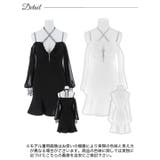 [SML 3サイズ展開] クロスホルタービジュージップオープンショルダーマーメイ… | Dazzy | 詳細画像10 