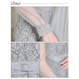 キャバドレスフロントジップ ビジューベルトモチーフ 長袖 | Dazzy | 詳細画像10