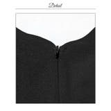 まるで素肌のようにカバーする透けレース袖キャバドレス[SML/3サイズ展開] | Dazzy | 詳細画像16 