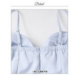 ビジュー煌めくキャミソール胸元ジップ細魅せプリーツAラインミニ丈キャバドレス[S… | Dazzy | 詳細画像27 