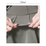 ビジュー煌めくキャミソール胸元ジップ細魅せプリーツAラインミニ丈キャバドレス[S… | Dazzy | 詳細画像30 