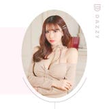 谷間魅せ×二の腕カバーリボンモチーフホルターコードオフショルタイトミニ丈キャバド… | Dazzy | 詳細画像20