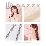 谷間魅せリボンとビジューで上品な色気♪スタイルUPマーメイドミニ丈キャバドレス[… | Dazzy | 詳細画像29 