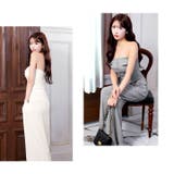 美脚ワイドパンツでスタイルUP♪フロントボタンベアトップのセットアップ[カジュア… | Dazzy | 詳細画像29