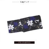 [3点SET]黒地×百合柄浴衣【YUKATA by dazzy】 | Dazzy | 詳細画像10 