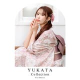 [3点SET][2way] 甘桃色線画花柄浴衣【2026年新作 YUKATA | Dazzy | 詳細画像21 