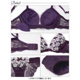 ムーンライトフルール脇高ブラジャー&バック透けフルバックショーツ | Dazzy | 詳細画像16