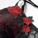 【三上悠亜着用】ファンシーローズヴェール脇高ブラジャー&フルバックショーツ | Dazzy | 詳細画像16