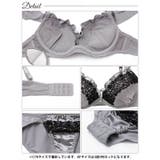 【EFサイズ】ロイヤルサテンレースブラジャー&フルバックショーツ | Dazzy | 詳細画像16