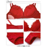 [3点セット] フルールケミカルレースブラジャー&フルバック&Tバックショーツ | Dazzy | 詳細画像12 