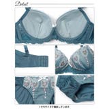 [EFサイズ]クラシカルフルーレットブラジャー&フルバックショーツ | Dazzy | 詳細画像15 