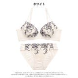 フェアリーアイビーブルーム脇高ブラジャー&フルバックショーツ | Dazzy | 詳細画像8 