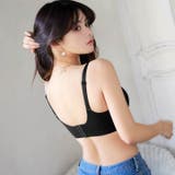 [ノンワイヤー]クロスコードシームレス脇高ノンワイヤーブラジャー単品 | Dazzy | 詳細画像7 