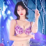 シャインブロッサムストリングブラジャー&バック透けTバックショーツ | Dazzy | 詳細画像4