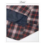 チェック柄ツイストペプラムシアー半袖タイトミニ丈キャバドレス | Dazzy | 詳細画像19 