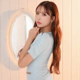 ツイードフロントジップベルトデザイン半袖タイトミニ丈キャバドレス[SML 3サイ… | Dazzy | 詳細画像9 