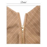 [明日花キララ着用]SEXYなフロント全ジップストライプシアーキャミソールタイト… | Dazzy | 詳細画像16 