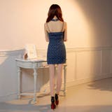 デコルテクロスチェーンキャミベルトモチーフタイトミニ丈キャバドレス | Dazzy | 詳細画像12 