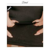 サテンギャザーフリルオフショルタイトミニ丈キャバドレス[SML/3サイズ展開] | Dazzy | 詳細画像17 