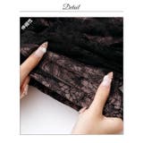 [2way袖]透け感レースが上品なシアー袖タイトミニ丈キャバドレス[SML 3サ… | Dazzy | 詳細画像16 