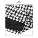 千鳥格子ツイードチェーン胸元ジップ半袖タイトミニ丈キャバドレス[SML 3サイズ… | Dazzy | 詳細画像15 