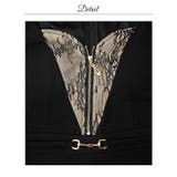 谷間ジップレースシアー長袖ベルトモチーフタイトミニ丈キャバドレス[SML 3サイ… | Dazzy | 詳細画像14 