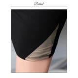 谷間ジップレースシアー長袖ベルトモチーフタイトミニ丈キャバドレス[SML 3サイ… | Dazzy | 詳細画像15 