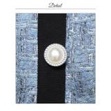 フロントリボンツイードパールボタン半袖Aラインミニ丈キャバドレス[SML 3サイ… | Dazzy | 詳細画像17 