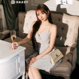シャーリングツイストカットアウトキャミソールAラインミニ丈キャバドレス | Dazzy | 詳細画像5