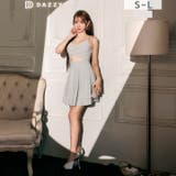 シャーリングツイストカットアウトキャミソールAラインミニ丈キャバドレス | Dazzy | 詳細画像9