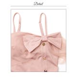 オフショルリボンチュール袖フロントボタンタイトミニ丈キャバドレス[SML 3サイ… | Dazzy | 詳細画像17 