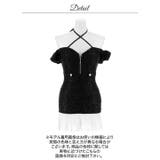 SEXYなデコルテクロス谷間ジップに輝くスパンコールで注目度UP!!プリーツミニ… | Dazzy | 詳細画像12 